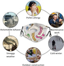 Comfortable Printed mask,Roller Skates Windproof Facial decorations for man and woman. ETHAICO