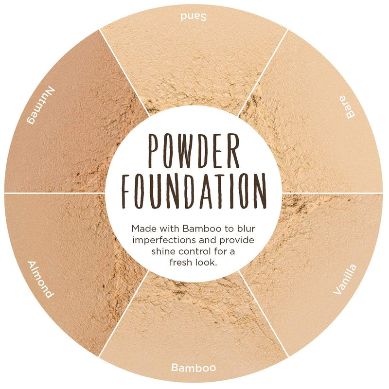 Burt's Bees 100% Natural Origin Mattifying Powder Foundation, Nutmeg - 0.3 Ounce Burt's Bees