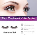 EARLLER 10 Pairs False Eyelashes Pack, 10 Styles of Mixed Mink Lashes, Reusable Handmade Makeup Lashes Set, Including 3D and 6D, Natural Look, Short and Long Lashes - Need Glue EARLLER