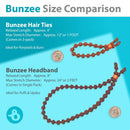 BunzeeBands Adjustable Length Hairband | Long Cushioned Headband Ties for Women with Thick, Braided, Kinky, Curly, Natural Hair | Extra Stretchy, No-Slip Design Bunzee Bands