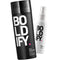 Hair Fibers (BLACK) + Thickening Spray: Boldify Total Texture Bundle: Volume, Root Lift, Texture, Fibers 100% Undetectable & Natural, For Men & Women Boldify