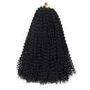Dorsanee Passion Twist Hair Water Wave Crochet Braids for Passion Twist Crochet Hair Passion Twist Braiding Hair Hair Extensions (6Packs, 14Inch, 1