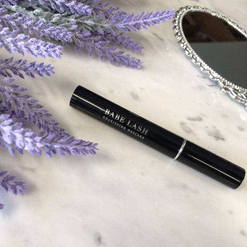Babe Lash Enriching Mascara - Smudge Proof, Long Lasting & No Clump Formula Infused with Peptides & Herbal Extracts, Defining and Moisturizing, Black Babe Lash