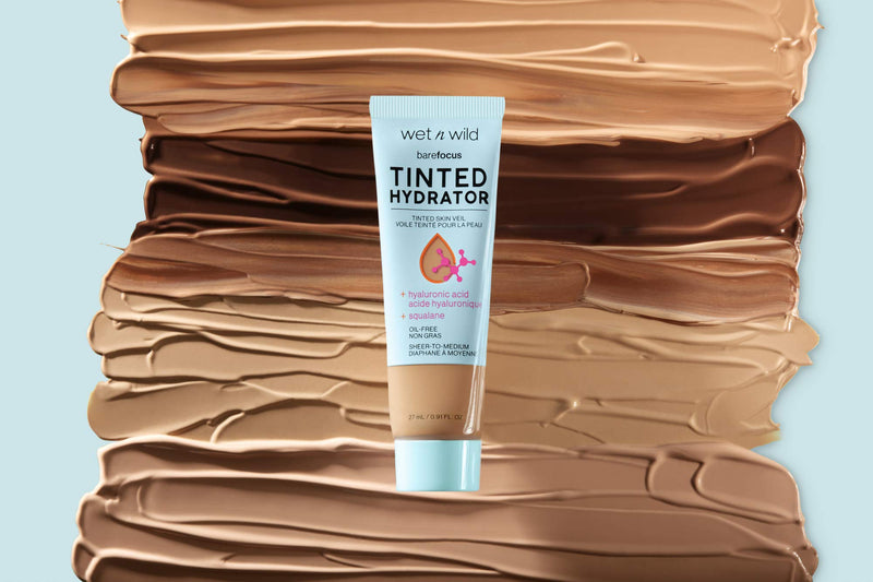 Wet n Wild, Bare Focus Tinted Hydrator Tinted Skin Veil Nourishing Foundation Hyaluronic Acid, Medium Tan, 0.91 Fl Oz Wet n Wild Store