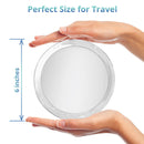 15X Magnifying Mirror – Use for Makeup Application - Tweezing – and Blackhead/Blemish Removal – 6 Inch Round Mirror with Three Suction Cups for Easy Mounting Essential Skin Solutions