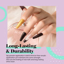 Beetles Dip Powder Nail Kit Starter, 20 Colors Black White Glitter Dipping Powder Set for DIY Salon Nail Art Manicure with Base Top Coat Activator Brush Saver Christmas Gift Decoration for Women beetles Gel Polish