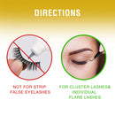 LASHVIEW DIY Individual Lash Glue,Sensitive Eyelash Extension Glue,Sensitive for Self Application,Cluster Lash Glue,Black Eyelash Glue Adhesive for Individual Cluster Lashes,No Fume,No Irritation10ML LASHVIEW