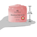 Botanic Hearth Himalayan Salt Body Scrub with Lychee Oil - Natural Exfoliating Body & Face Scrub for Acne, Cellulite, Scars, Moisturizing & Deep Cleansing Skin - Skin Care for Men and Women - 16 oz Botanic Hearth