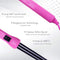 Herstyler Grande Pink Curling Iron and V Comb Straightening Comb (Black) Set HerStyler