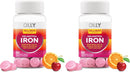 OLLY Delightful Iron Chewable Tablet, Iron Supplement from AB Fortis, Fruit Punch Flavored, 30 or 20 Day Supply - 60 Count Infinity Warehouse
