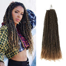 Niseyo 7 Packs Passion Twist Hair 24 Inch Ombre Water Wave Crochet Hair for Passion Twist Crochet Hair Long Bohemian Locs Braiding Hair Extensions (7Packs T27) Niseyo Store