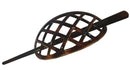 Parcelona French Criss Cross Pattern Tortoise Shell Brown Cellulose Acetate Made in France Chignon Bun Cover Ponytail Holder Hair Slider Pin Thru Updo with Stick for Women and Girls Parcelona