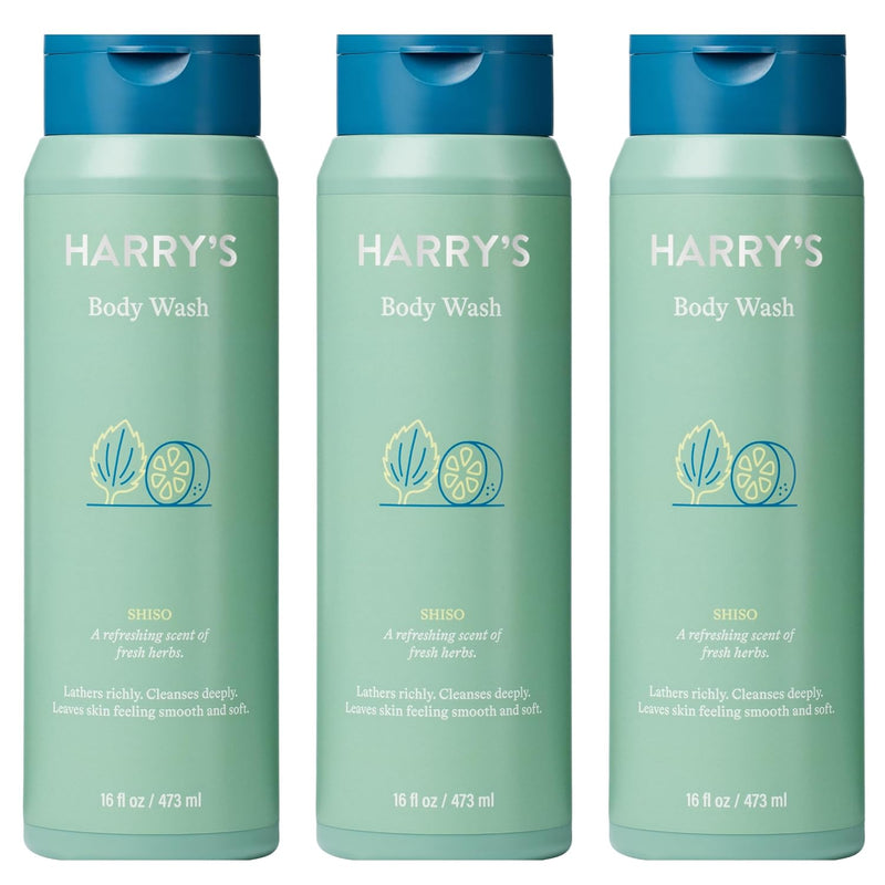 Harry's Men's Body Wash Shower Gel, Variety - Stone, Fig, Redwood (Pack of 3) Infinity Warehouse