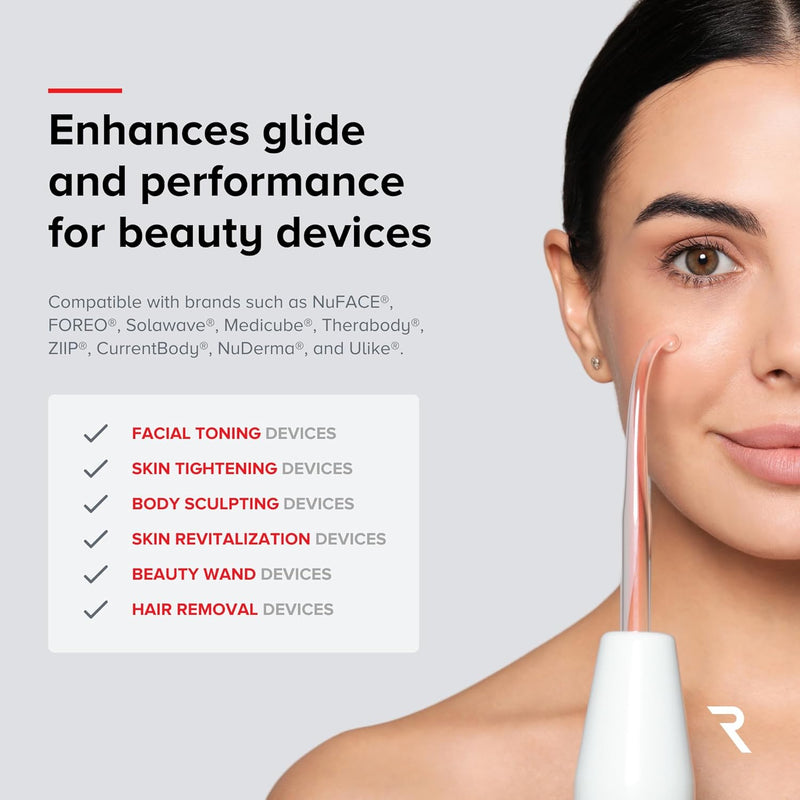 Professional-Grade Ultrasound Gel | Multi-Device Compatible Conductive Gel for Beauty & Skincare Devices | Hydrating, Hypoallergenic, Water-Based, Non-Greasy, Unscented| 5L Cube+8.45 fl oz Bottle Infinity Warehouse