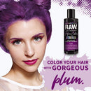 RAW Plum Demi-Permanent Hair Color, Vegan, Free from Ammonia, Paraben & PPD, lasts over 45 washes, 4oz (Plum) Ardell Store