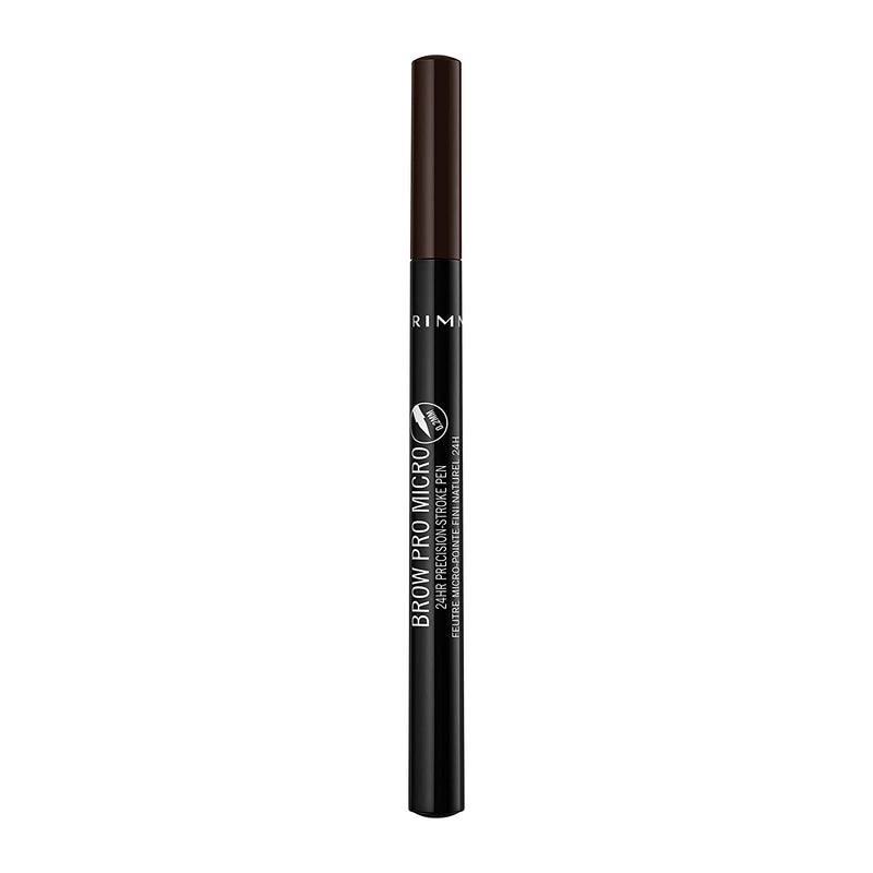 Rimmel Rimmel brow pro micro 24hr stroke pen in 004 dark brown, 0.31 Ounce Rimmel