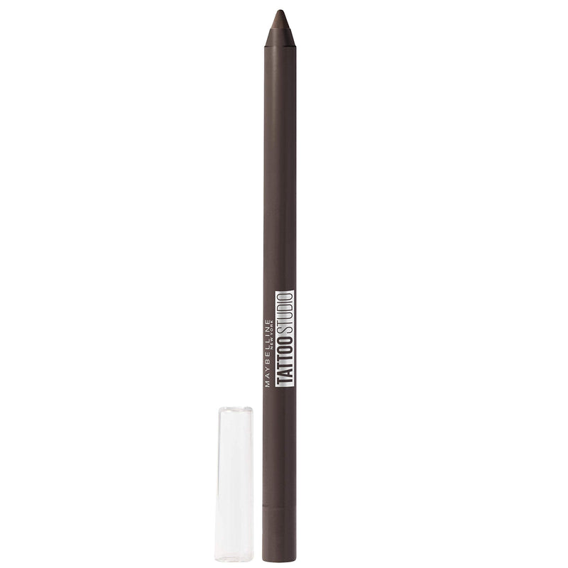 Maybelline TattooStudio Sharpenable Gel Pencil Longwear Eyeliner Makeup, Bold Brown, 0.04 oz. Maybelline New York