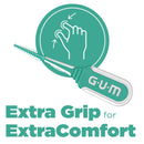 GUM - 6705RW Soft-Picks Comfort Flex Mint Dental Picks, New Invigorating Mint Flavor, 80 Count (Pack of 4) GUM