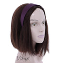 Girls 2 inch Satin Headband - Dark Purple Motique Accessories