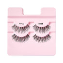 KISS Looks So Natural False Eyelashes Double Pack, Lightweight & Comfortable, Natural-Looking, Tapered End Technology, Reusable, Cruelty-Free, Contact Lens Friendly, Style Sultry, 2 Pairs KISS