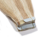 Tape in Hair Extensions Blonde Rooted 100% Remy Human Hair Highlight Double Side Tape Seamless Skin Weft 20pcs Long Straight(24 inch 60g,