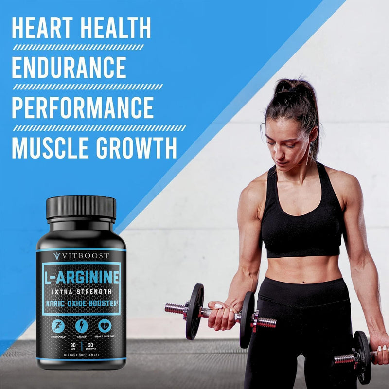Extra Strength L Arginine Capsule 1500mg - Nitric Oxide Supplements for Stamina, Muscle, Vascularity & Energy - Powerful NO Booster with L-Arginine, L-Citrulline & Essential Amino Acids Infinity Warehouse