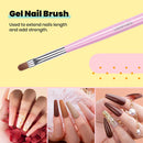 Beetles Nail Art Brushes Set Gel Polish Nail Art Design Pen Painting Tools with Nail Extension Gel Brush, Builder Gel Brush, Nail Art Liner Brush and Nail Dotting Pen for Salon at Home DIY Manicure beetles Gel Polish