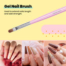 Beetles Nail Art Brushes Set Gel Polish Nail Art Design Pen Painting Tools with Nail Extension Gel Brush, Builder Gel Brush, Nail Art Liner Brush and Nail Dotting Pen for Salon at Home DIY Manicure beetles Gel Polish