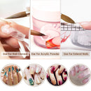 100% Kolinsky Sable Nail Brush, Hermounas Acrylic Nail Brush Round Oval for Acrylic Powder Nail Carved Extend Nails with Special Liquid Glitter Handle for Manicure Pedicure Appplication