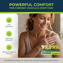 DMSO Cream 99.9% Pure for Topical Muscle & Joint Comfort Cream 3 Pack Infinity Warehouse