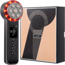 Radio Frequency Skin Tightening Device, Smart Electric Zinc Alloy Facial Beauty Machine with RF-Current Cold Heat for Jawline Lifting, Cheek Firm, Wrinkle Reduction, Depuff, Increase Absorption Infinity Warehouse