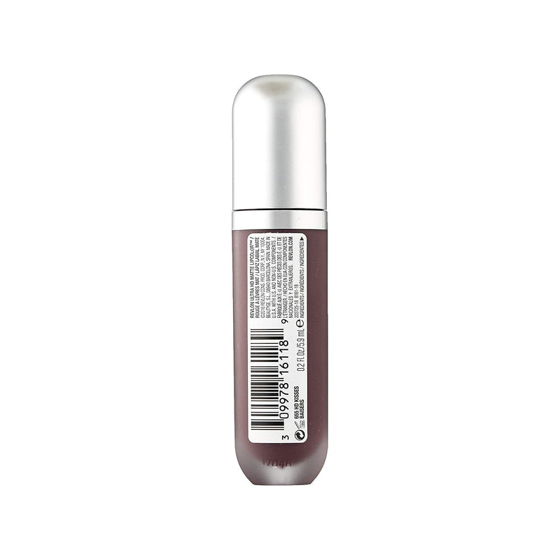 Revlon Ultra HD Matte Lipcolor, Velvety Lightweight Matte Liquid Lipstick in Plum / Berry, Infatuation (675), 0.2 oz REVLON