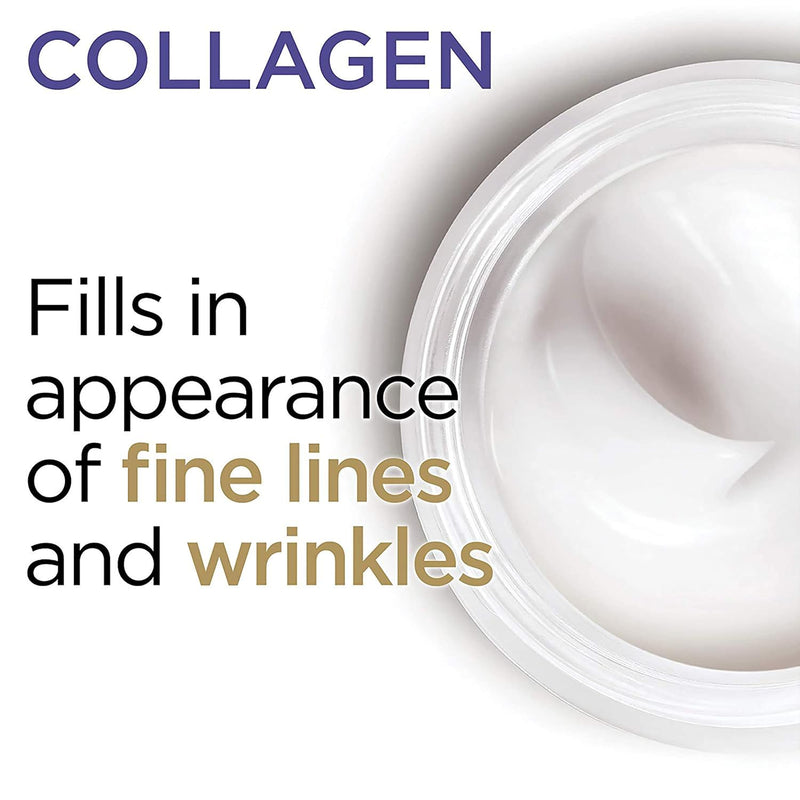 L'Oreal Paris Collagen Daily Face Moisturizer, Reduce Wrinkles, Face Cream, Fragrance Free 1.7 oz Infinity Warehouse