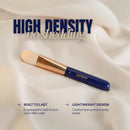 BERRY GOODS 12-Piece Makeup Brush Set with Microcrystalline Silk Fibers – Ultra-Soft, Vegan & Cruelty-Free Face & Eye Brushes with Travel Case (BERRY Blue) Infinity Warehouse