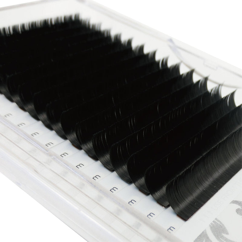 BEYELIAN Beauty Flat Eyelash Extensions Premium Silk Classic Setting Lash Natural Soft Lightweight C Curl 0.15mm 10mm BEYELIAN