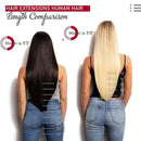 Sunny Micro Ring Human Hair Extensions Natural Remy Human Hair Blonde Highlights Hair Extensions Micro Loop Beads Extensions for Women 18 Inches 1g/Strand 50gram Sunny Hair Store