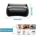 Replacement Shaver Foil&Cutter Set for Braun For Braun Series 3 32S 320S-4 330S-4 340S-4 350CC-4 Silver USonline911