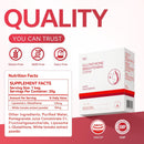 HUJ Glutathione Brightening Drink - Liposomal Liquid Glutathione - Skin Radiance, Metabolic Wellness & Immunity Support - Contains White Tomato Extract & Pomegranate Juice Concentrate - 30 Bags Infinity Warehouse