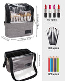 Makeup Brush Case Stand-up (gray, Small) TANTO