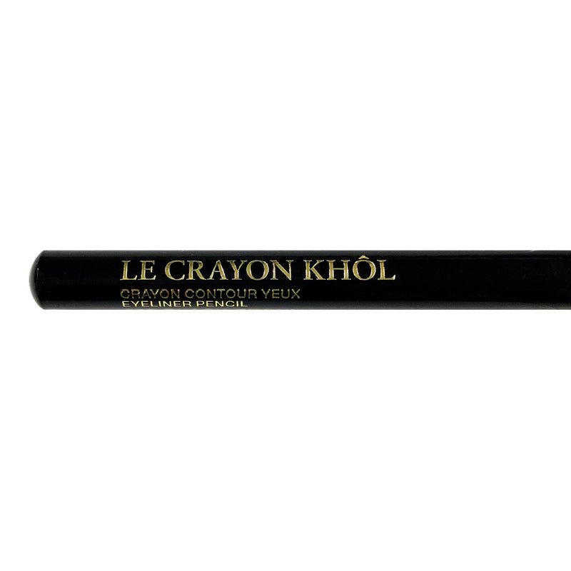 Le Crayon Khol Eyeliner Eye Pencil Liner, 602 Black Ebony, Full Size - Unboxed LANCOME PARIS