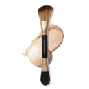 LAURA GELLER NEW YORK Retractable Black Kabuki Brush for Liquid, Cream and Powder Face Makeup With Aluminum Handle Infinity Warehouse