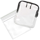 Hanging Toiletry Bag with 2 TSA Approved Clear Cosmetic 3-1-1 Liquid Bags BORSALI