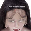 Human Hair Lace Front Wigs Glueless Brazilian Virgin Hair Body Wave Wigs 150% Density Pre-Plucked Hairline 13X4 Lace Front Human Hair Wigs with Baby Hair for Black Women (22 inch,Natural Color) LS HAIR