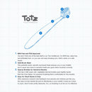 RADIUS - Totz Toothbrush, Specially Designed for Small Teeth and Gums, For 18 Months and Older (6 per case) RADIUS