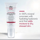 EltaMD UV Replenish Daily Face Sunscreen Broad-Spectrum SPF 44 Protection, Mineral, Oil Free, Water-Resistant Zinc Oxide, Facial Sunscreen for Sensitive Skin 2 oz. EltaMD