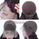 QTHAIR 14A 13x4 Lace Front Human Hair Wigs 16" 180% Density Wigs Brazilian Body Wave Pre Plucked With Baby Hair Body Wave Brazilian Virgin Hair Lace Frontal Wigs for Black Women Natural Black Color QTHAIR