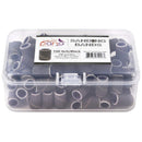 PANA 100 Pieces Nail Sanding Bands Professional Nail Manicure Great Fit for Nail Drill Bits for Acrylic Nails (150 Grit, Black) PANA