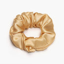 3Pack Silk Hair Scrunchy 100% Pure Mulberry Silk 16 Momme Scrunchies with Elastic Band Hair Ties for Women Girls michooyel