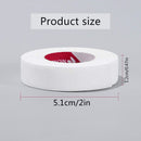 8 Rolls Eyelash Tape, JASSINS Adhesive Fabric Eyelash Tapes, Adhesive Breathable Micropore Fabric Tape for Eyelash Extension Supply,9 m/10 yard Each Roll (8 rolls of white + 5 eye stickers) JASSINS
