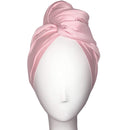 Microfiber Hair Drying Towel for Curly Hair - Smooth Microfiber, Ultra-Fine and Untextured - for Fast-Drying, Undamaged, Tangle-Free Hair - (40 in. x 27.5 in.) - Pink - The Perfect Haircare THE PERFECT HAIRCARE